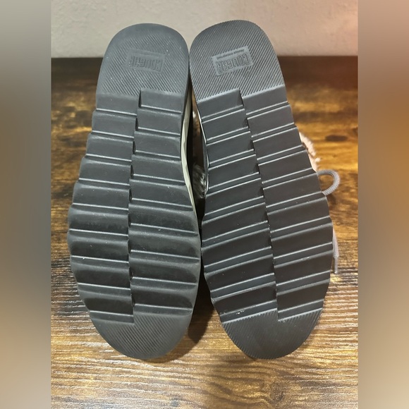 Cougar Women’s Vivian Faux Fur Trim Gray Faux Leather Waterproof Boots Snow - Picture 9 of 10